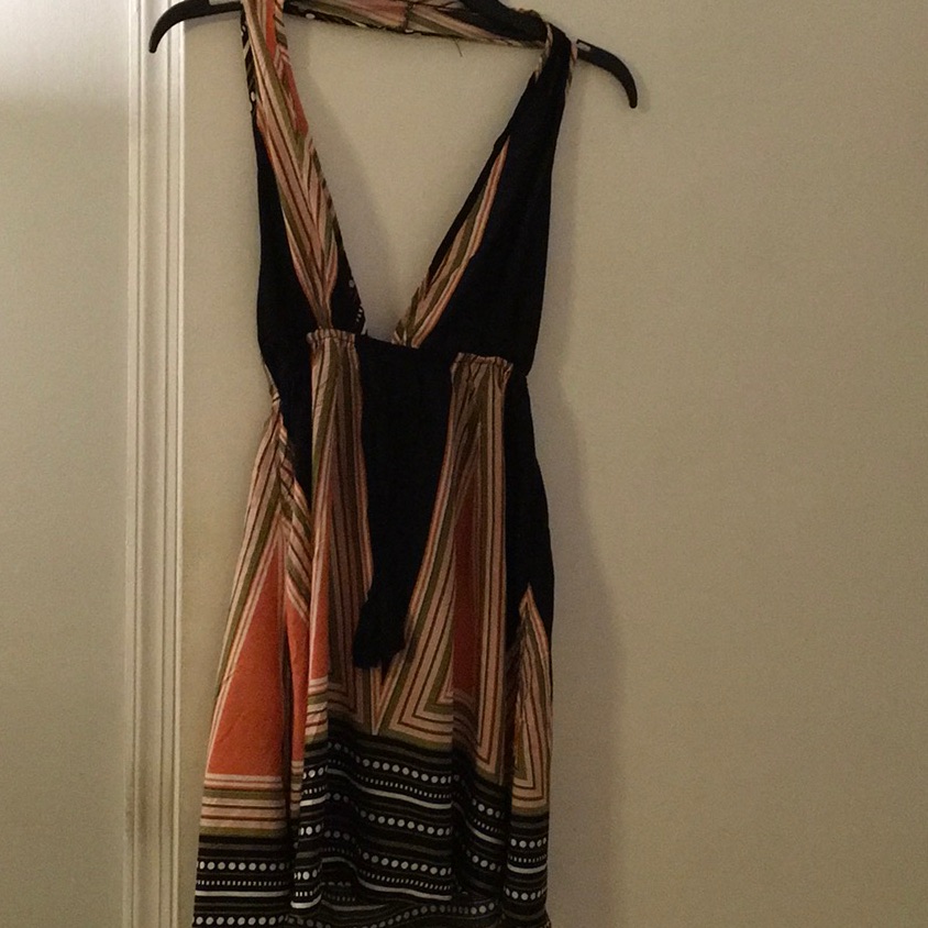 Brand New Deep Halter, Dress Size Small